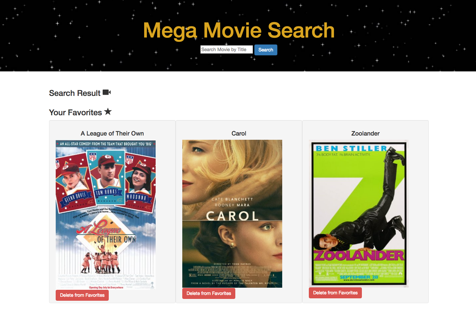 Movie Search